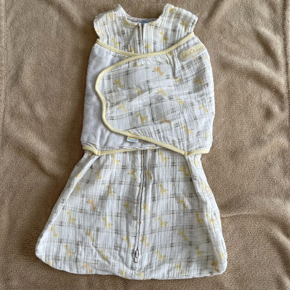 Halo SleepSack Swaddle Gender Neutral Baby 3-6 Months Size Small